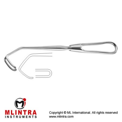 Cushing Retractor / Saddle Hook Stainless Steel, 20.5 cm - 8"